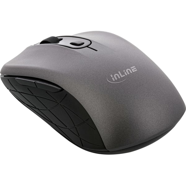InLine 55363 datormöss Högerhand Trådlös RF + Bluetooth Optisk 2400 DPI
