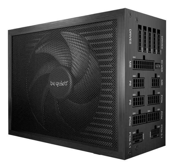 be quiet! Dark Power Pro 14 IO virtalähdeyksikkö 1600 W 20+4 pin ATX ATX Musta