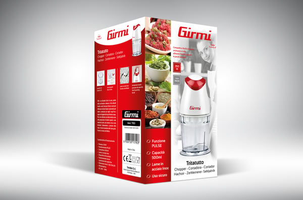 Girmi TR01 0,5 l 350 W Röd, Transparent, Vit