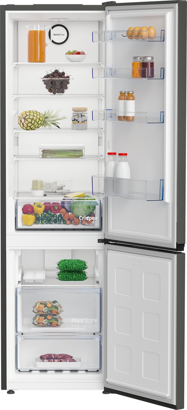 Beko B1RCNE404G kombinerat kylskåp Fristående 355 l Grå