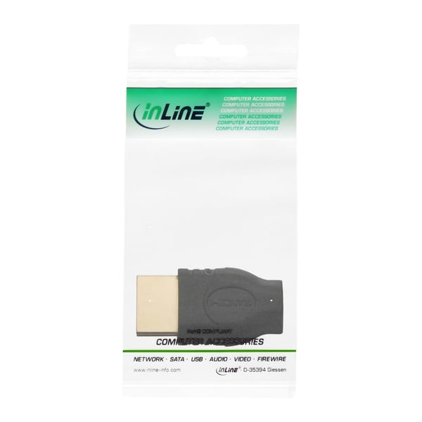 InLine 17690A kabel kønsskifter HDMI A male HDMI D Sort