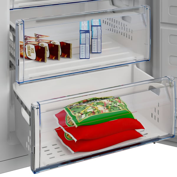 Beko RFSA240M41WN Stående fryser Fritstående 215 L Hvid