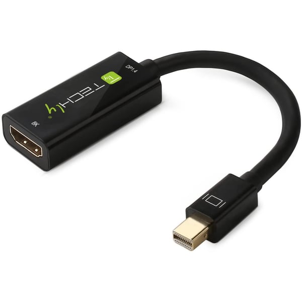 Techly IADAP MDP-HDMIF8K videokabel adapter Mini DisplayPort HDMI Sort