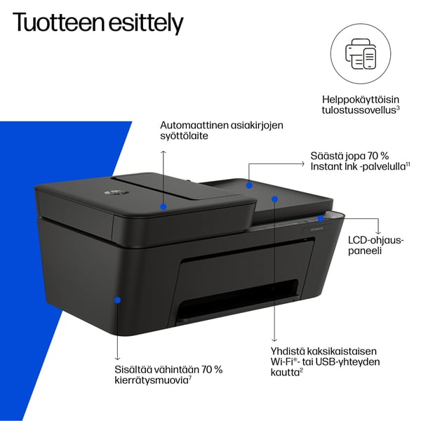 HP DeskJet 4320 Langaton All-in-One Väri Tulostin, Instant Ink