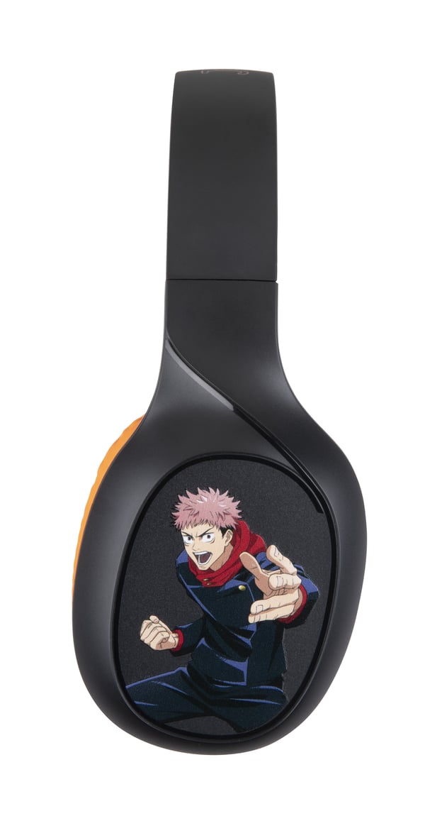 Konix KX JUJUTSU BT HEADPHONES Kuulokkeet Langallinen & langaton Pääpanta Pelaaminen Bluetooth Musta, Oranssi
