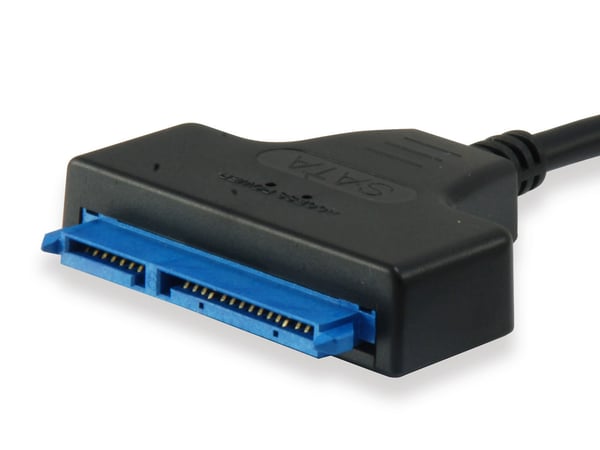 Equip 133456 SATA-kablar 0,5 m USB Type-C (USB 3.2 Gen 1) Svart