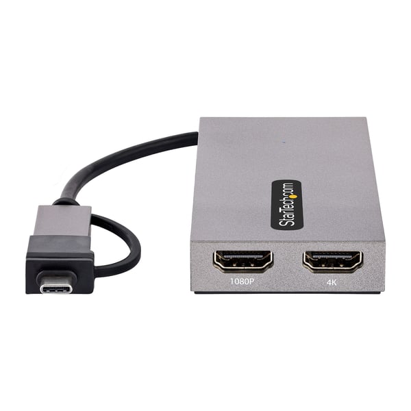 StarTech.com 107B-USB-HDMI USB grafisk adapter 3840 x 2160 pixel Grå