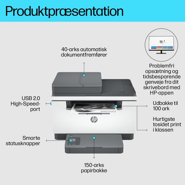 HP INC LaserJet MFP M234sdn Printer (6GX00F#B19)