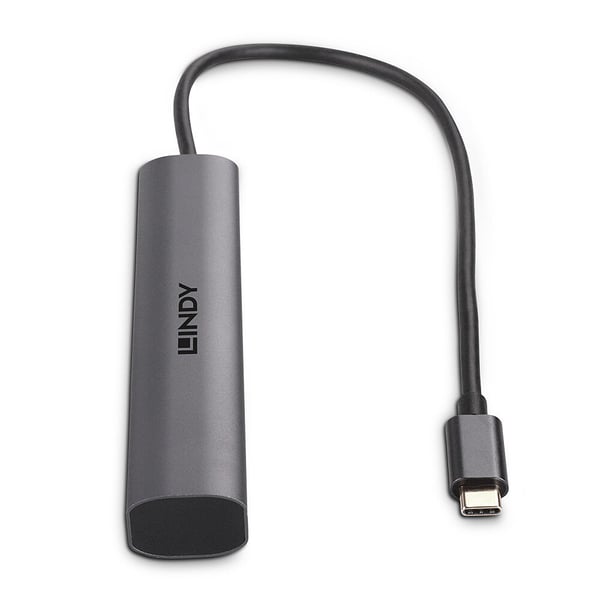 Lindy 43385 interface hub USB Type-C 10000 Mbit/s Grå