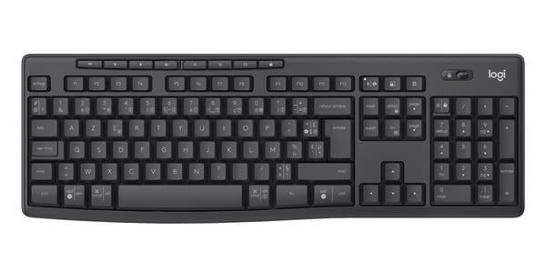 Logitech MK370 Combo for Business tastatur Mus inkluderet Kontor Bluetooth AZERTY Fransk Grafit