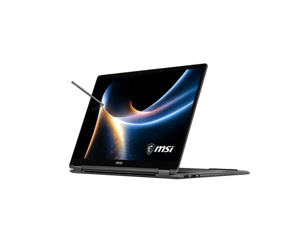 MSI Prestige 14 FLIP AI+ D3MTG-075IT Copilot+ PC Intel Core Ultra 9 386H Hybrid (2-i-1) 35,6 cm (14") Berøringsskærm Full HD+ 32 GB LPDDR5x-SDRAM 1 TB SSD Wi-Fi 7 (802.11be) Windows 11 Home Grå