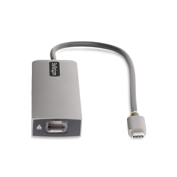 StarTech.com 3-Port USB-C Hub, 2.5GbE, 100W Power Delivery, USB 3.2 10Gbps