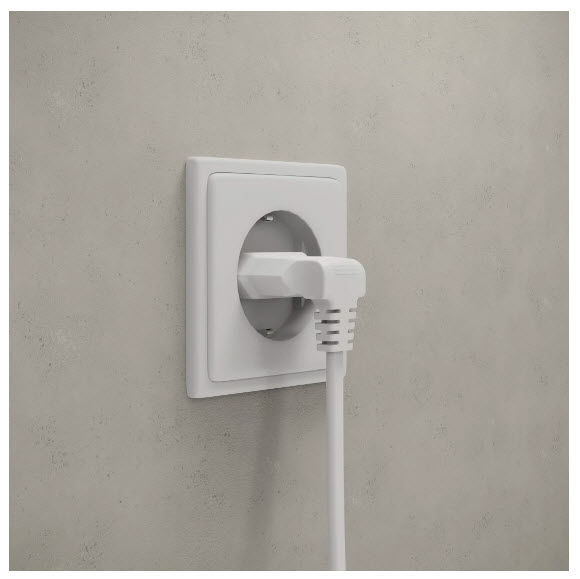 Hama 00223265 stikdåse 3 m 1 AC stikkontakt(er) Indendørs Hvid