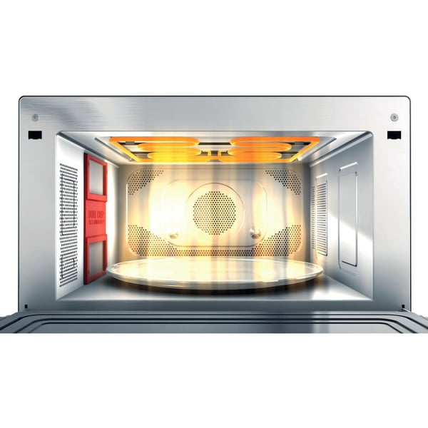 Whirlpool Supreme Chef MWSC 9133 SX Musta, Ruostumaton teräs Yhdistelmämikroaaltouuni Pöytämalli 33 L 1000 W
