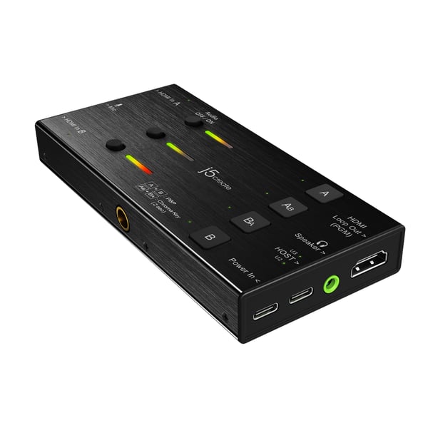 j5create JVA06-N Dubbelt HDMI™-videoinspelningskort
