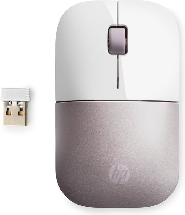 HP Z3700 trådløs mus - hvid/lyserød