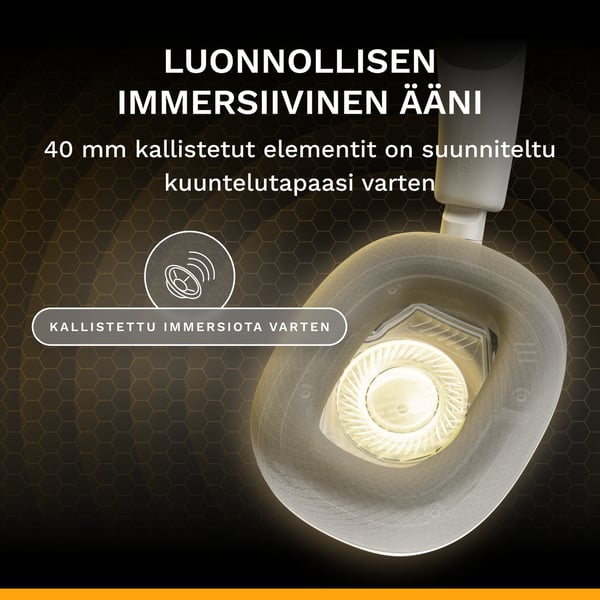 Glorious Gaming GHS Eternal Kuulokkeet Langallinen Pääpanta Pelaaminen Valkoinen