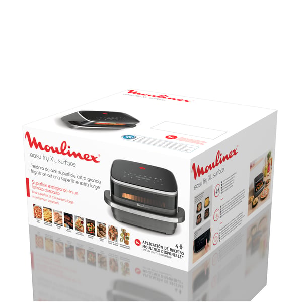 Moulinex AL402H Yksi Erillinen 2200 W Kuumakiertoilmakypsennin Harmaa