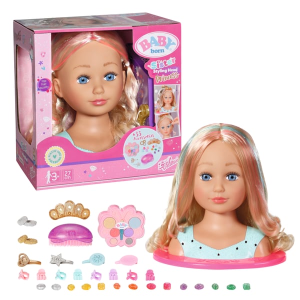BABY born Sister Styling Princess Head