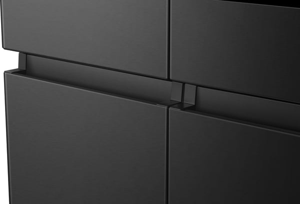 Hisense RQ760N4IFE Kombinerad kyl/frys side-by-side Fristående 577 l Svart