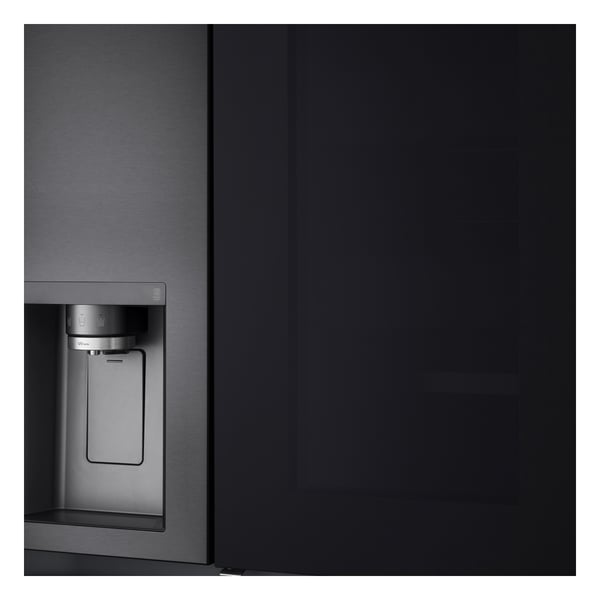LG InstaView GSXV91MCAE Kombinerad kyl/frys side-by-side Fristående 635 l Svart