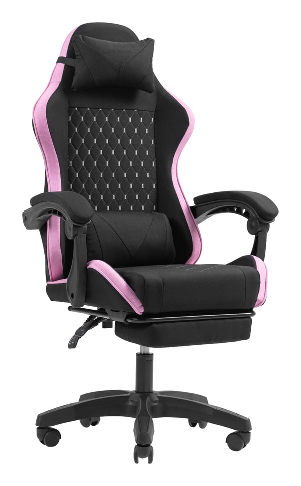Mars Gaming MGC-X Fabric PC-pelituoli pehmustettu istuin Musta, Vaaleanpunainen