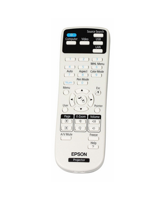 Epson 1613717 fjärrkontroll Projektor Tryckknappar