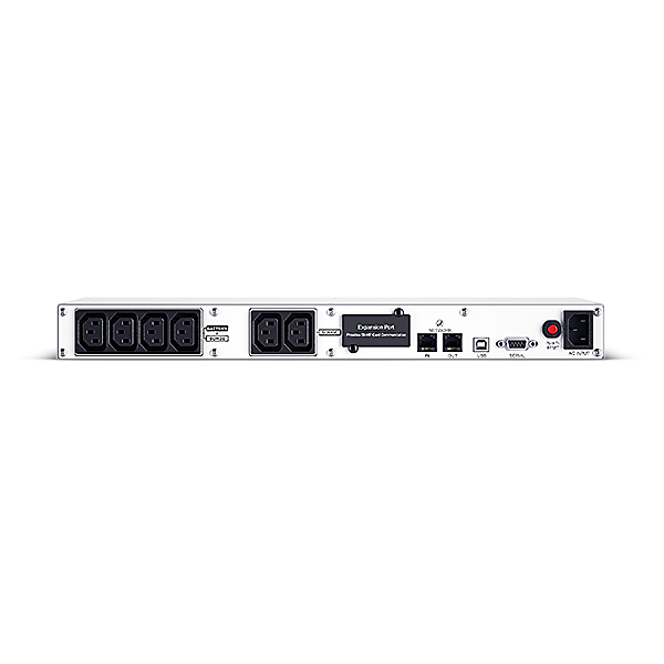 CyberPower OR600ERM1U UPS-enhed Interaktivt indgangsstik 0,6 kVA 360 W 6 AC stikkontakt(er)