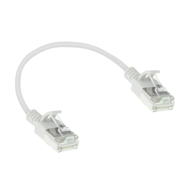 ACT DC6900 netværkskabel Hvid 0,5 m Cat6a U/FTP (STP) Rund