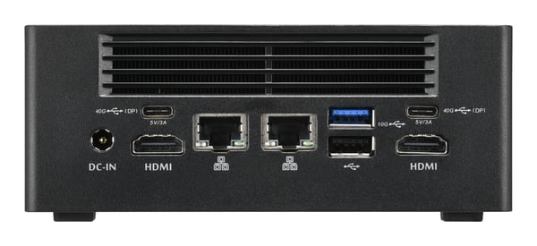 Shuttle Nano PC NT10H5 1L størrelse PC Sort 125H Intel® SoC