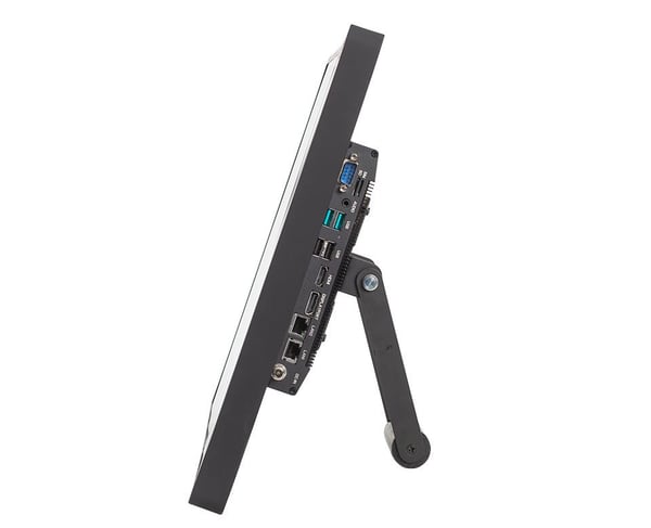bluechip INDUSTRYline P24KT-1000 Intel Atom® x6413E 61 cm (24") 1920 x 1080 pixlar Pekskärm All-in-One tablet PC 8 GB DDR4-SDRAM 120 GB SSD Windows 10 IoT Enterprise Wi-Fi 5 (802.11ac) Svart