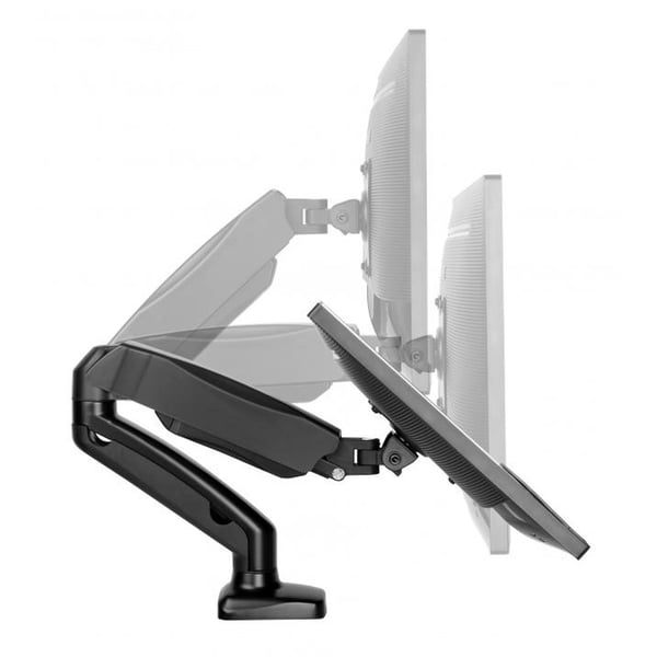 Techly ICA-LCD 514 monitorin kiinnike ja jalusta 68,6 cm (27") Vastaanotto Musta