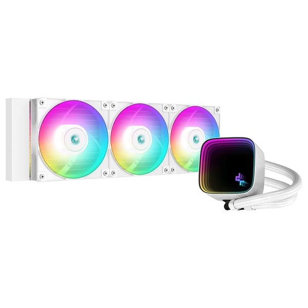DeepCool LS720 SE WH Processor Allt-i-ett vätskekylare 12 cm Vit 1 styck