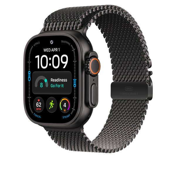 Apple Milanesisk loop svart titan, 49 mm – M