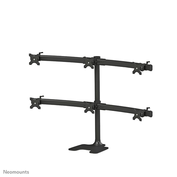 Neomounts FPMA-D700DD6 monitorin kiinnike ja jalusta 68,6 cm (27") Vastaanotto Musta