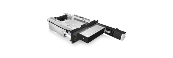 ICY BOX IB-166SSK-B HDD-hölje Svart 3.5"
