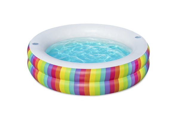 Bestway 54443 swimmingpool til over jorden Oppustelig pool Rund Flerfarvet