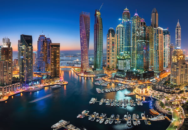 Castorland Skyscrapers of Dubai Pussel 1500 styck Stad
