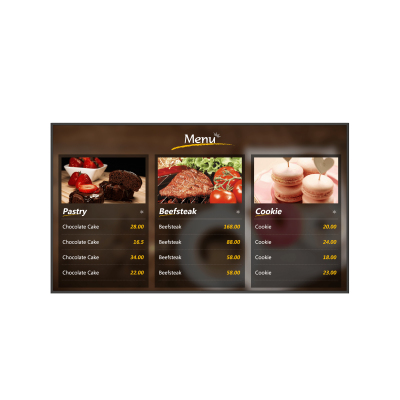 Dahua Technology LDH55-HAI400K Digitaalinen litteä infotaulu 139,7 cm (55") LED 700 cd/m² 4K Ultra HD Musta Sisäänrakennettu prosessori Android 8.1