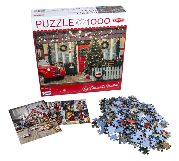 Tactic Puzzle Lovers Christmas porch 1000 pcs puzzle