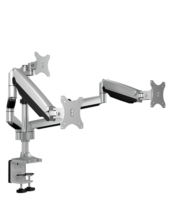 ICY BOX IB-MS505-TI 81,3 cm (32") Skrivebord Sort, Sølv