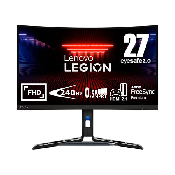 Lenovo Legion R27fc-30 tietokoneen litteä näyttö 68,6 cm (27") 1920 x 1080 pikseliä Full HD LED Musta