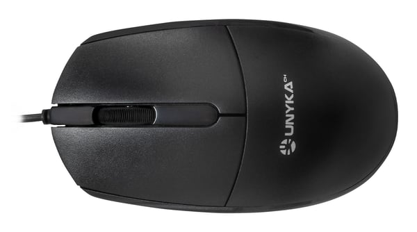 UNYKAch UK50545 tastatur Mus inkluderet Hjemme/kontor USB QWERTY Spansk Sort