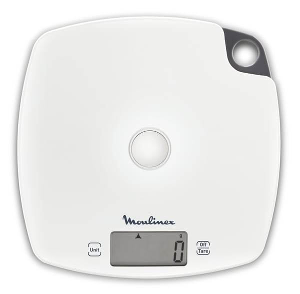 Moulinex BN1000 Harmaa, Valkoinen Neliö Sähkökeittiövaaka