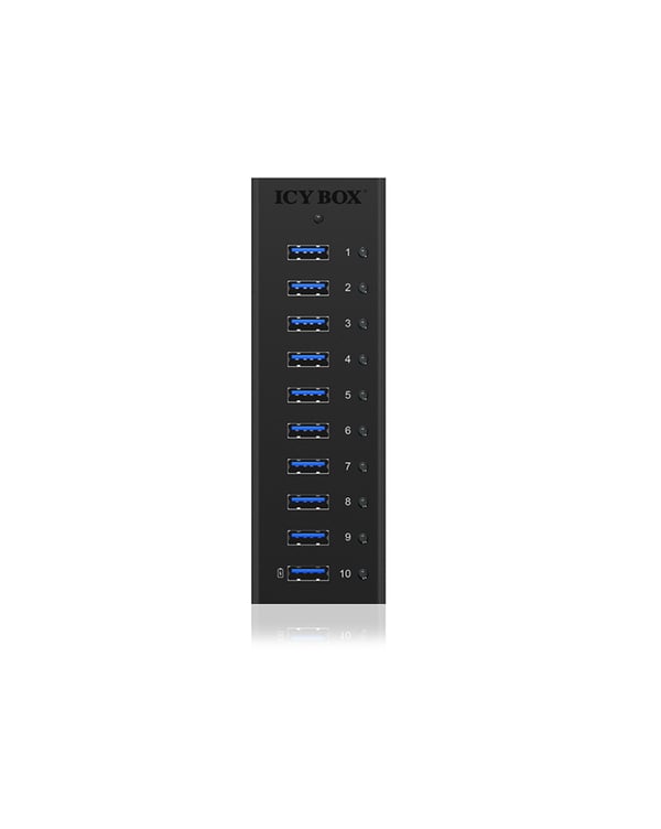 ICY BOX IB-AC6110 USB 3.2 Gen 1 (3.1 Gen 1) Type-B 5000 Mbit/s Svart