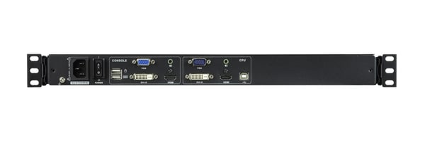 ATEN CL6700MW-ATA-2XK06GG rack 43,9 cm (17.3") Svart 1U