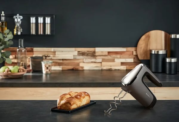 Moulinex PowerMix HM650E Handmixer 600 W Svart, Grå