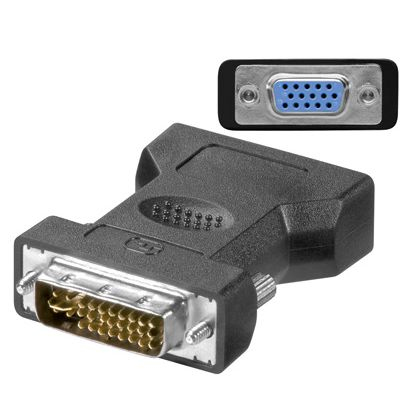 Microconnect MONAJ kabel kønsskifter DVI-I 24+5Pin HD15 Sort