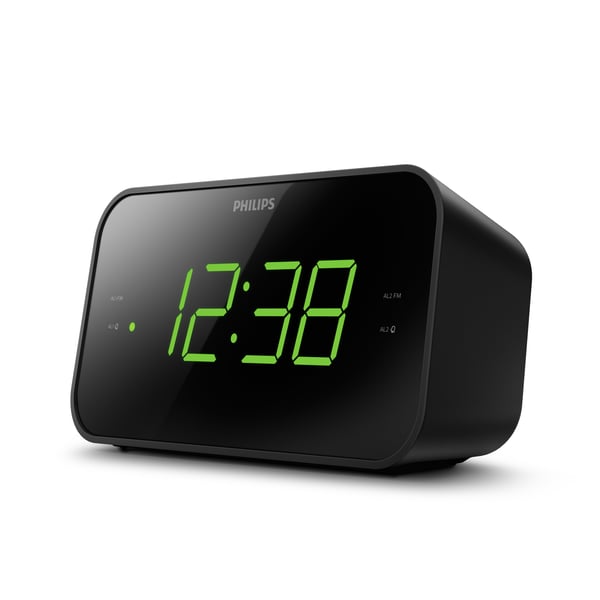 Philips TAR3306/12 vækkeur Digital alarmur Sort