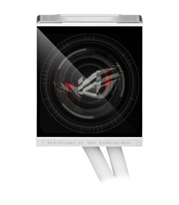 ASUS ROG Strix LC IV 360 ARGB LCD White Edition Suoritin Nestejäähdytyspakkaus 12 cm Valkoinen